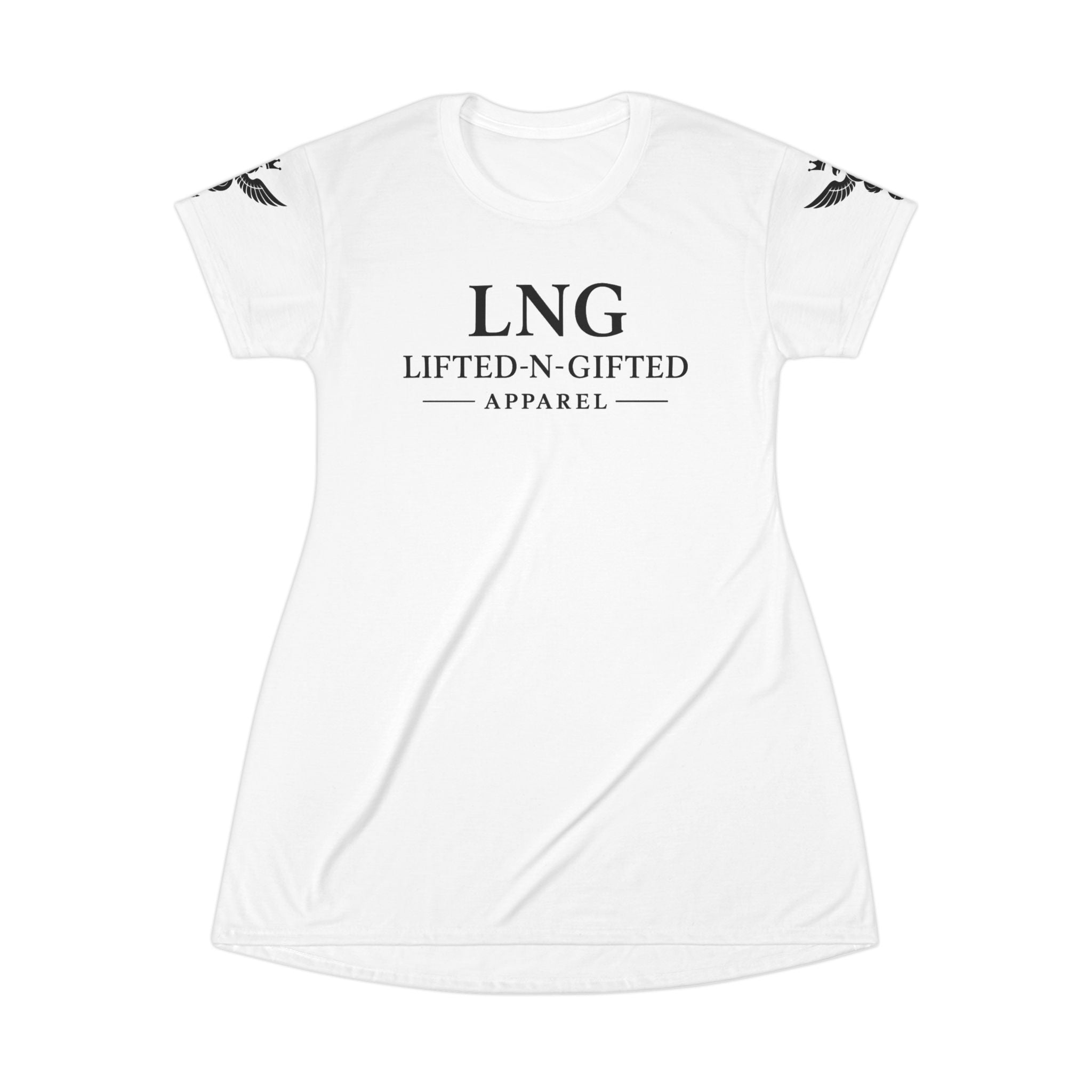 Lifted-N-Gifted Womens T-Shirt Dress