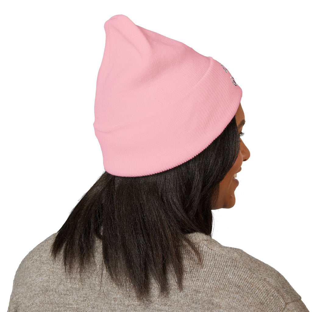 Lifted-N-Gifted Embroidered Knit Cap Beanie