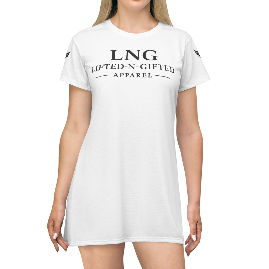 Lifted-N-Gifted Womens T-Shirt Dress