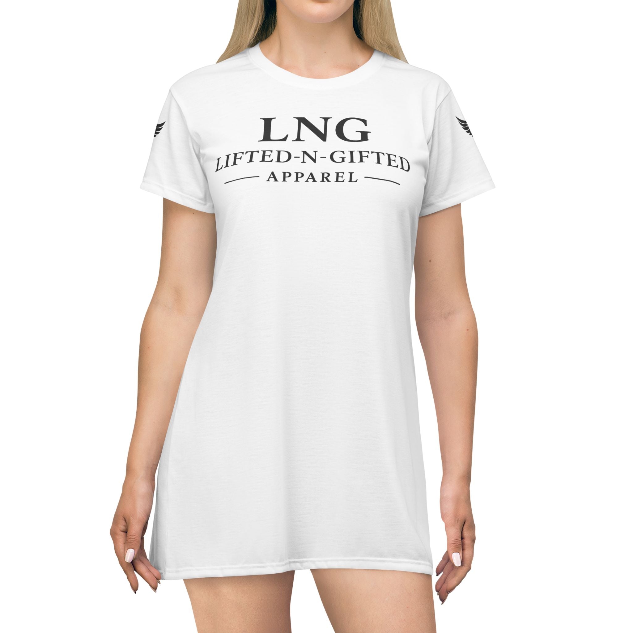 Lifted-N-Gifted Womens T-Shirt Dress