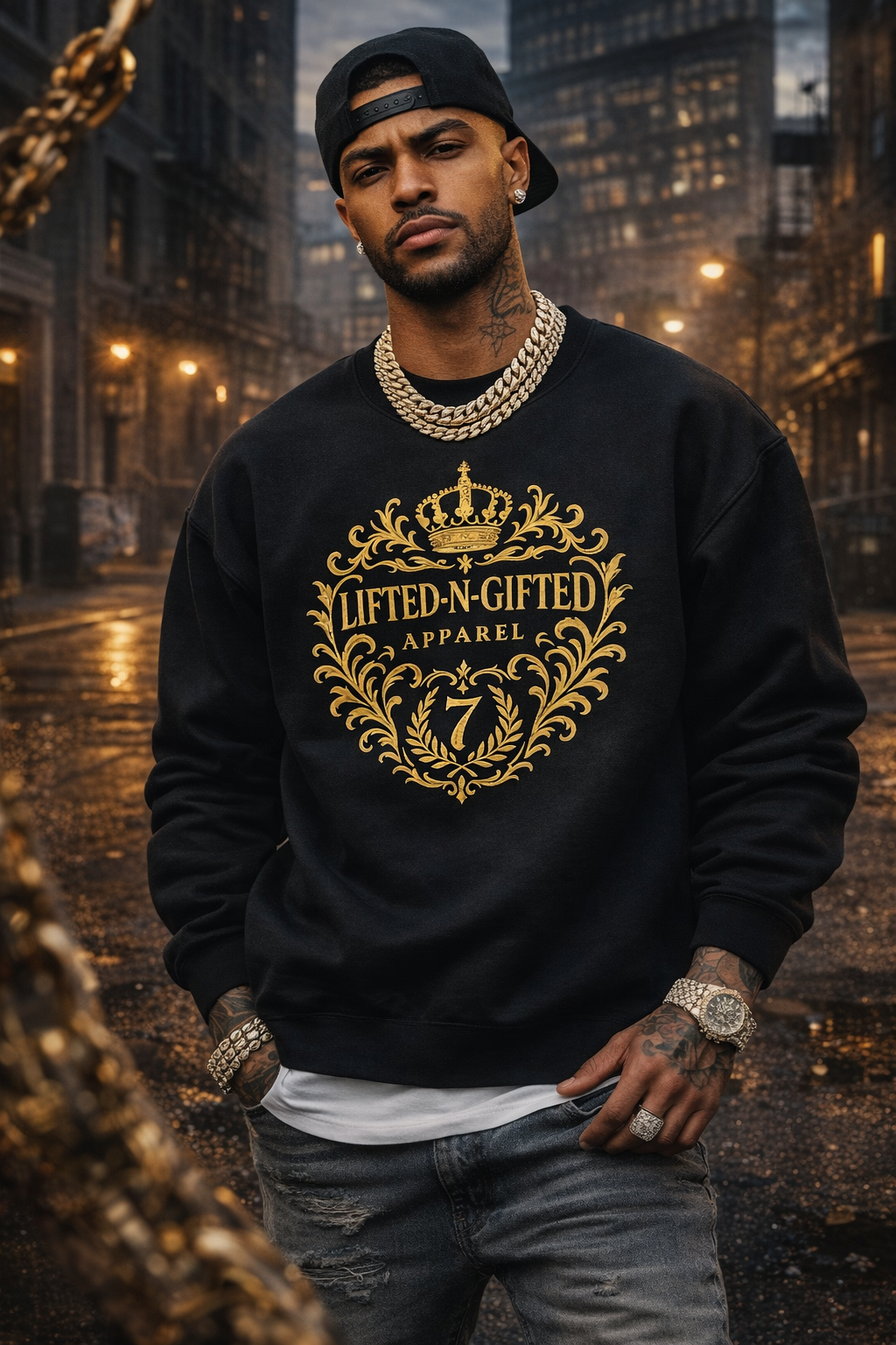 LNG Royal 7 Crewneck Sweatshirt