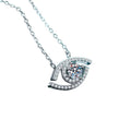 0.5 ct Evil Eye Pendant Necklace-0