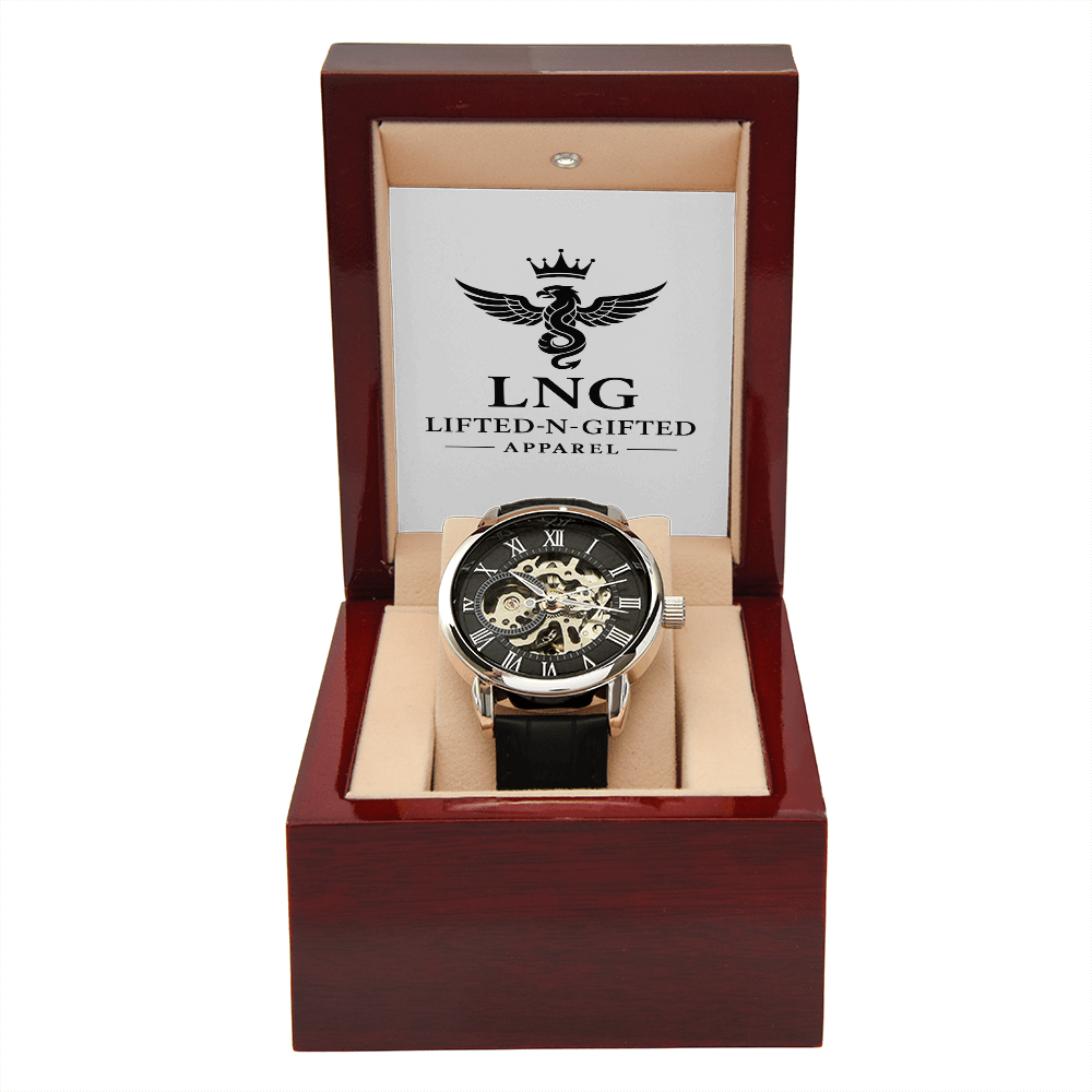 Men's LNG Openwork Watch