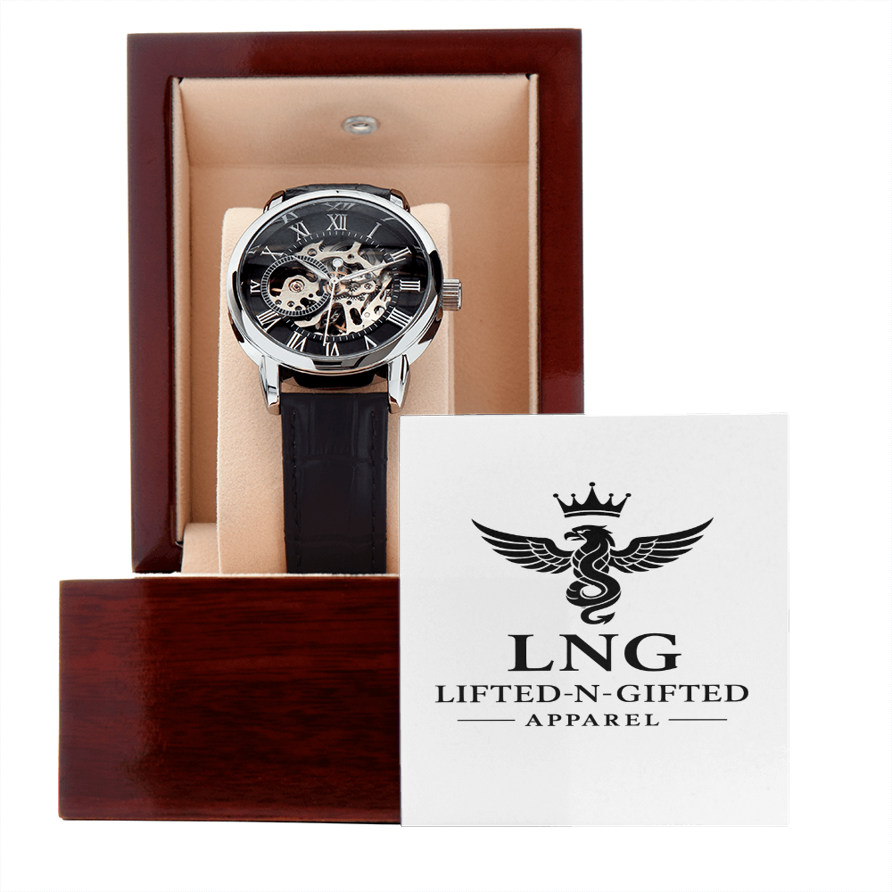 Men's LNG Openwork Watch