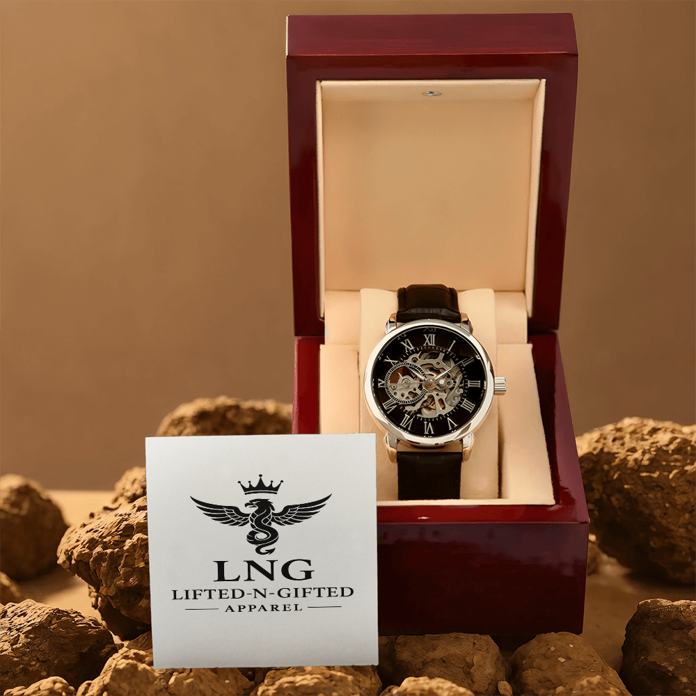 Men's LNG Openwork Watch