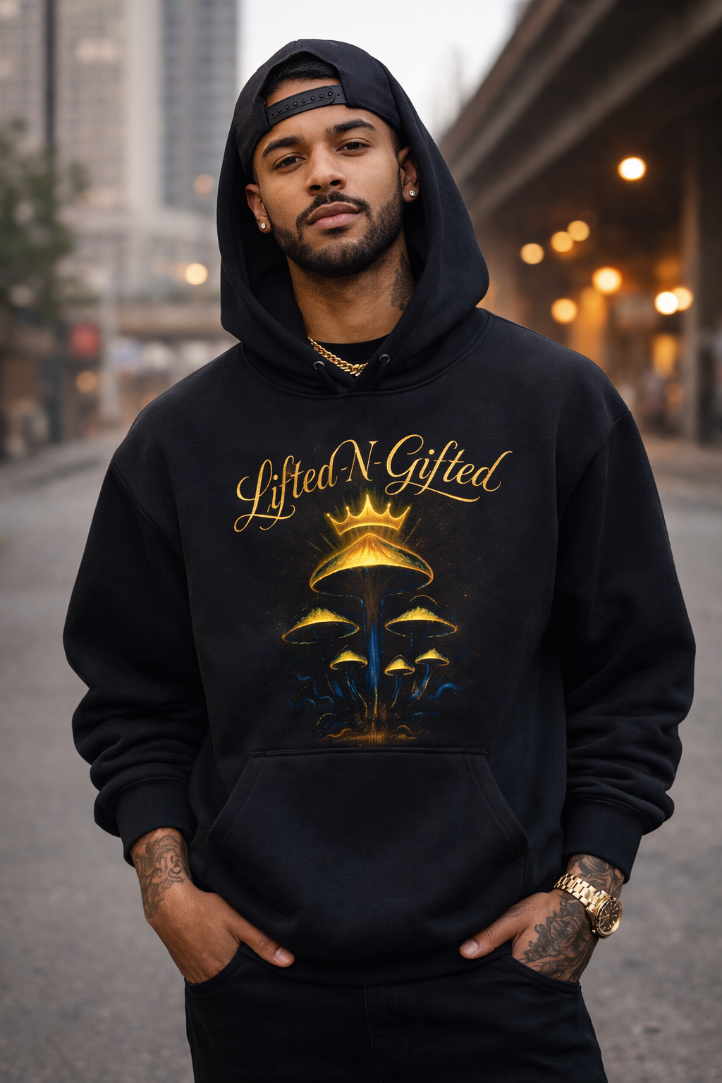 Lifted-N-Gifted Shroom Hoodie