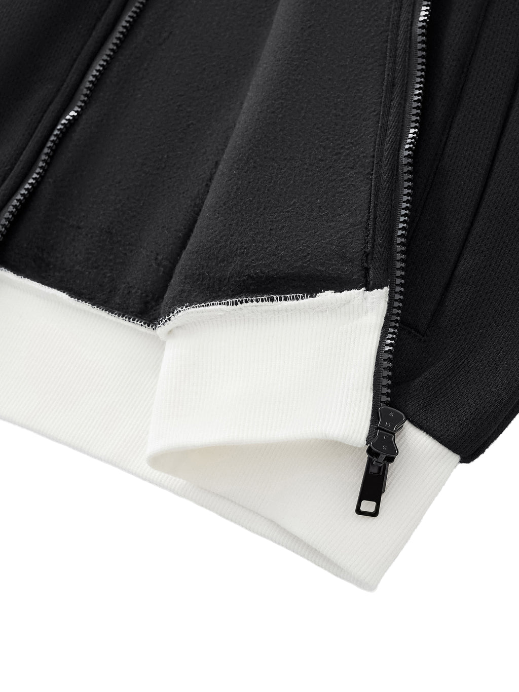 LNG Contrast Side Stripe Fleece Track Jacket
