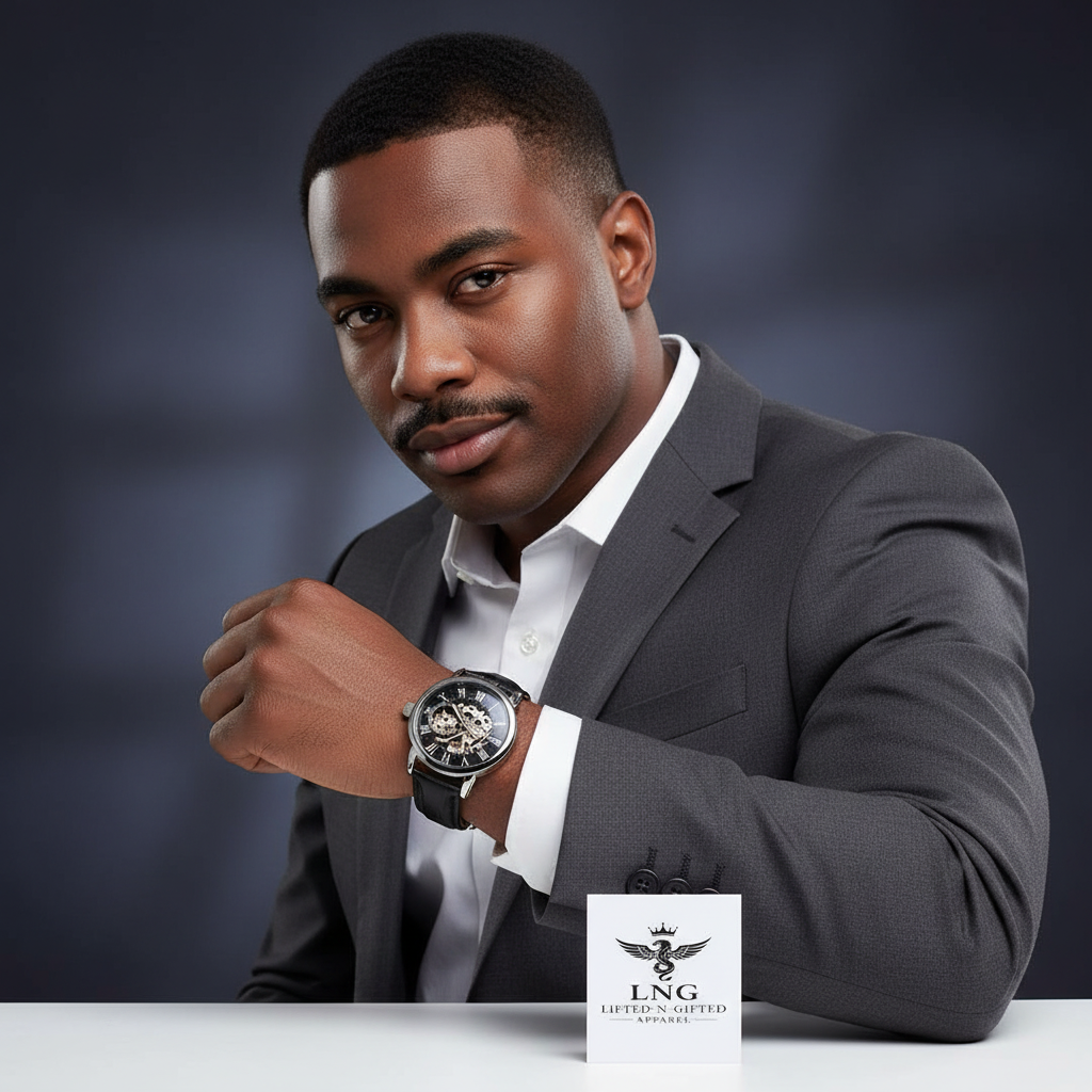 Men's LNG Openwork Watch