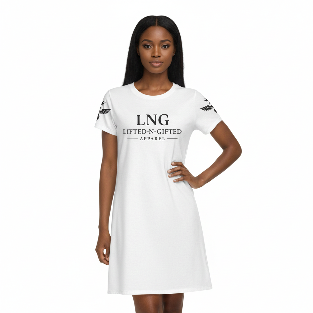 Lifted-N-Gifted Womens T-Shirt Dress